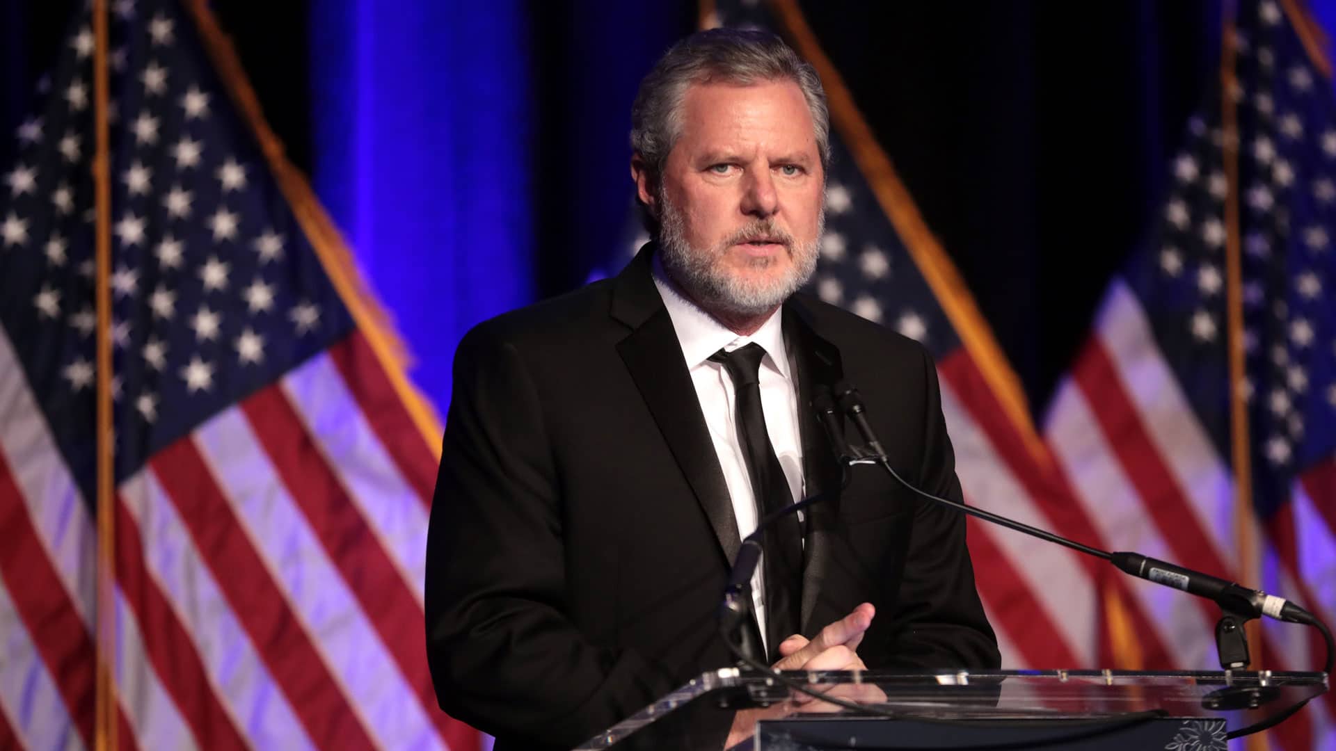 Ist nach seiner Beurlaubung nun endgültig als Präsident der Liberty University zurückgetreten: Jerry Falwell jr.