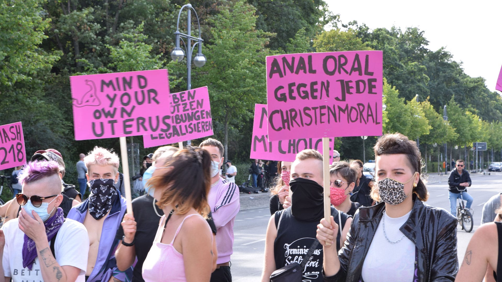 Der „Marsch für das Leben“ wurde von Gegendemonstranten begleitet und teilweise gestört