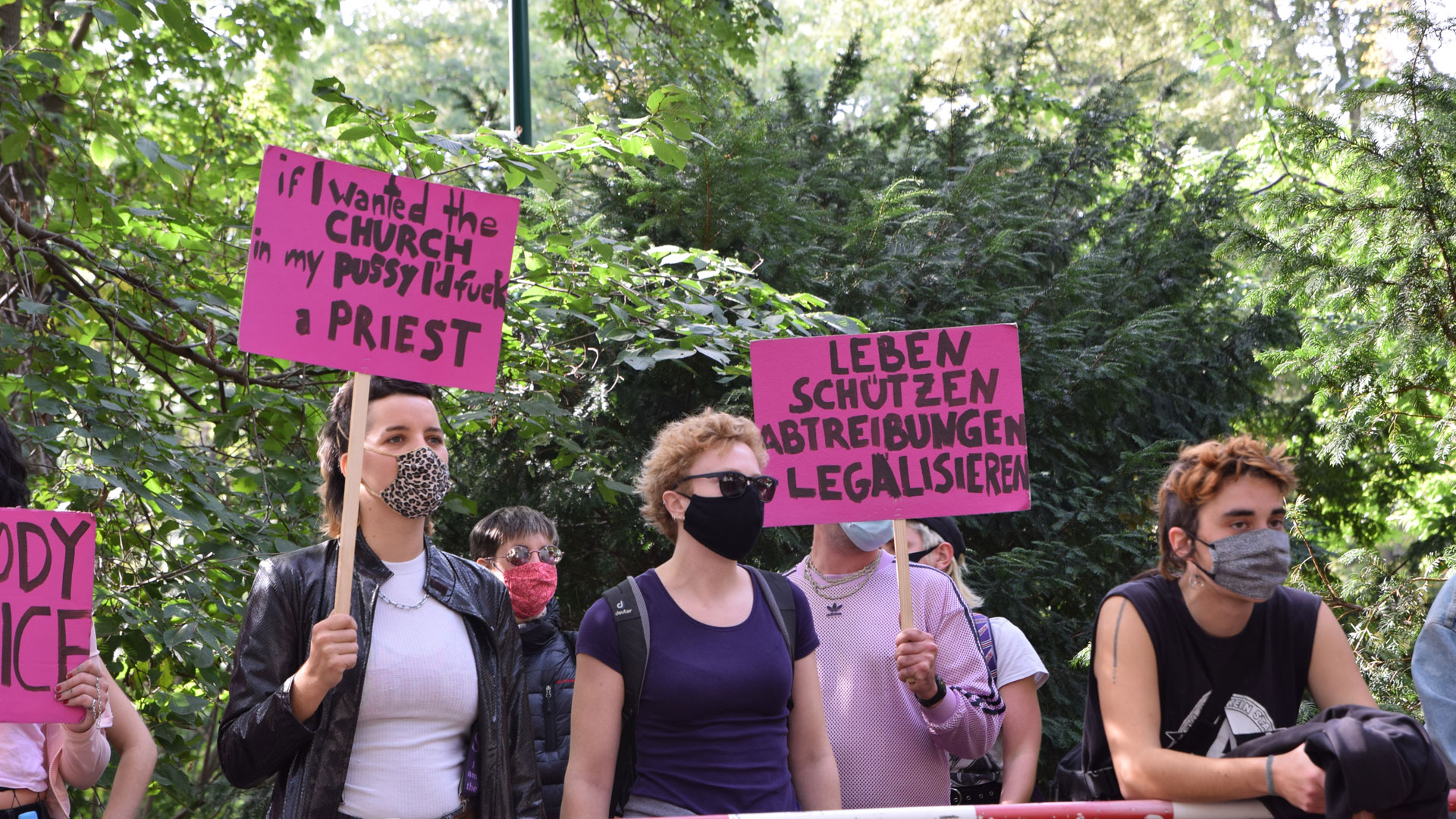 Der „Marsch für das Leben“ wurde von Gegendemonstranten begleitet und teilweise gestört