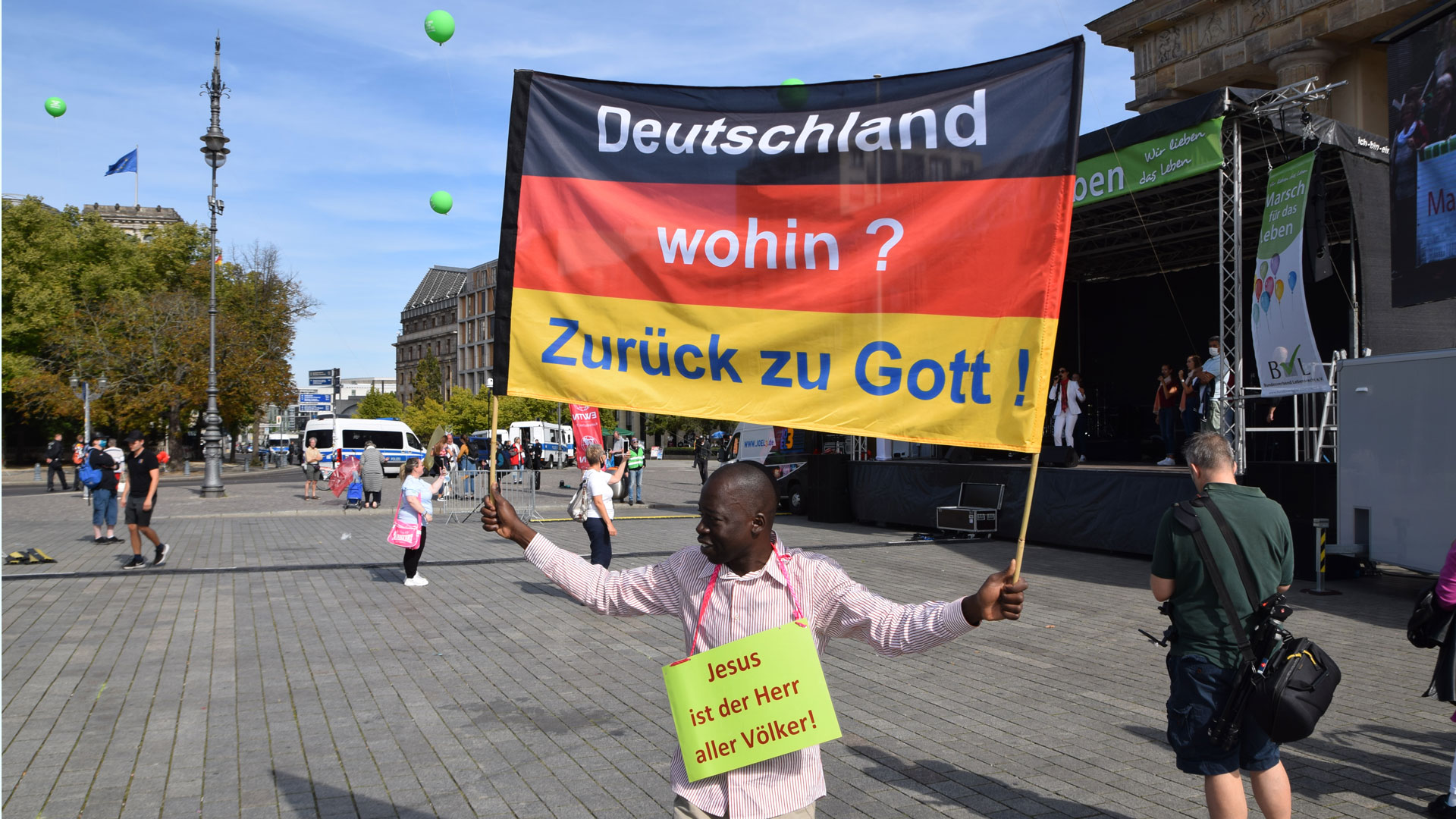 Die Teilnehmer des „Marsches für das Leben“ machten sich für mehr Schutz für das Leben an seinem Anfang und Ende stark