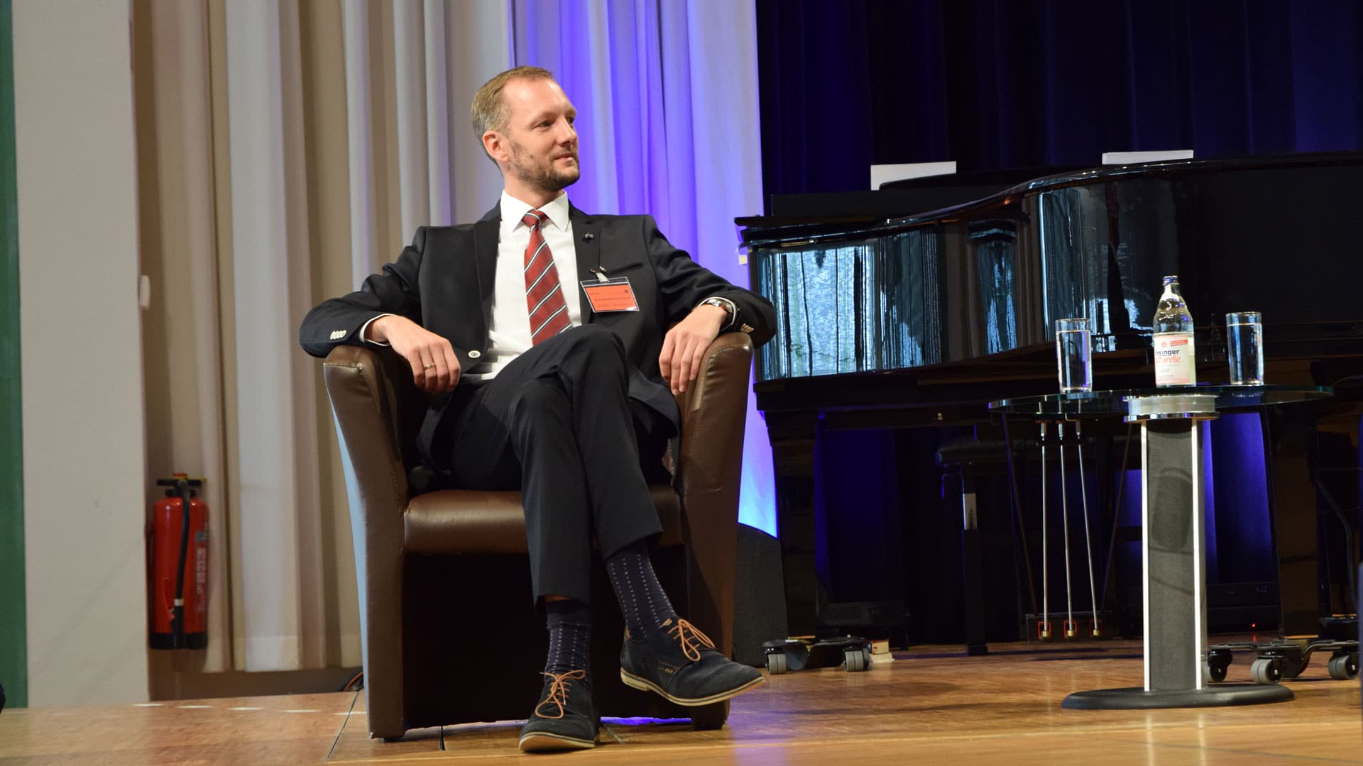 Josias Terschüren von der deutschen Organisation „Initiative 27. Januar“