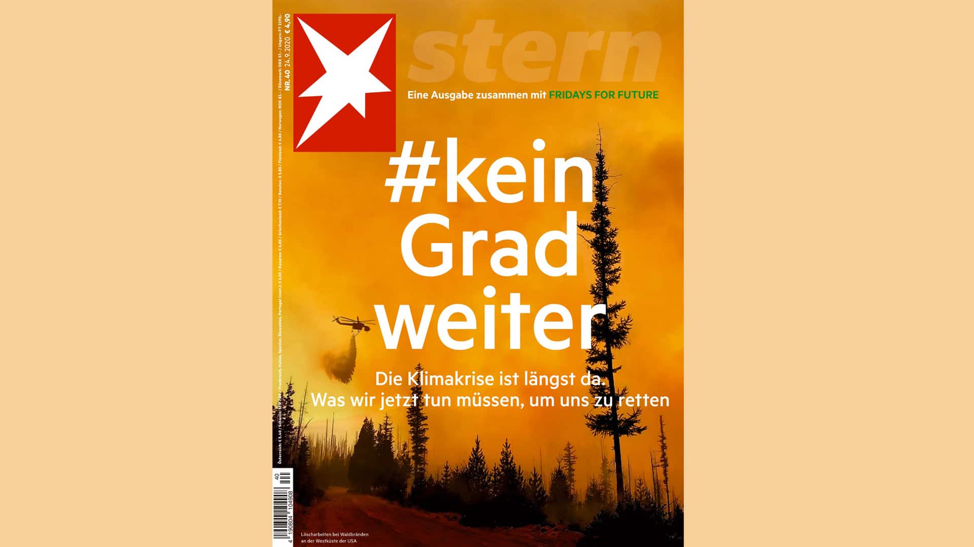 Das Magazin Stern macht sich gemein mit den Aktivisten der Klimabewegung. Dafür hagelt es Kritik.