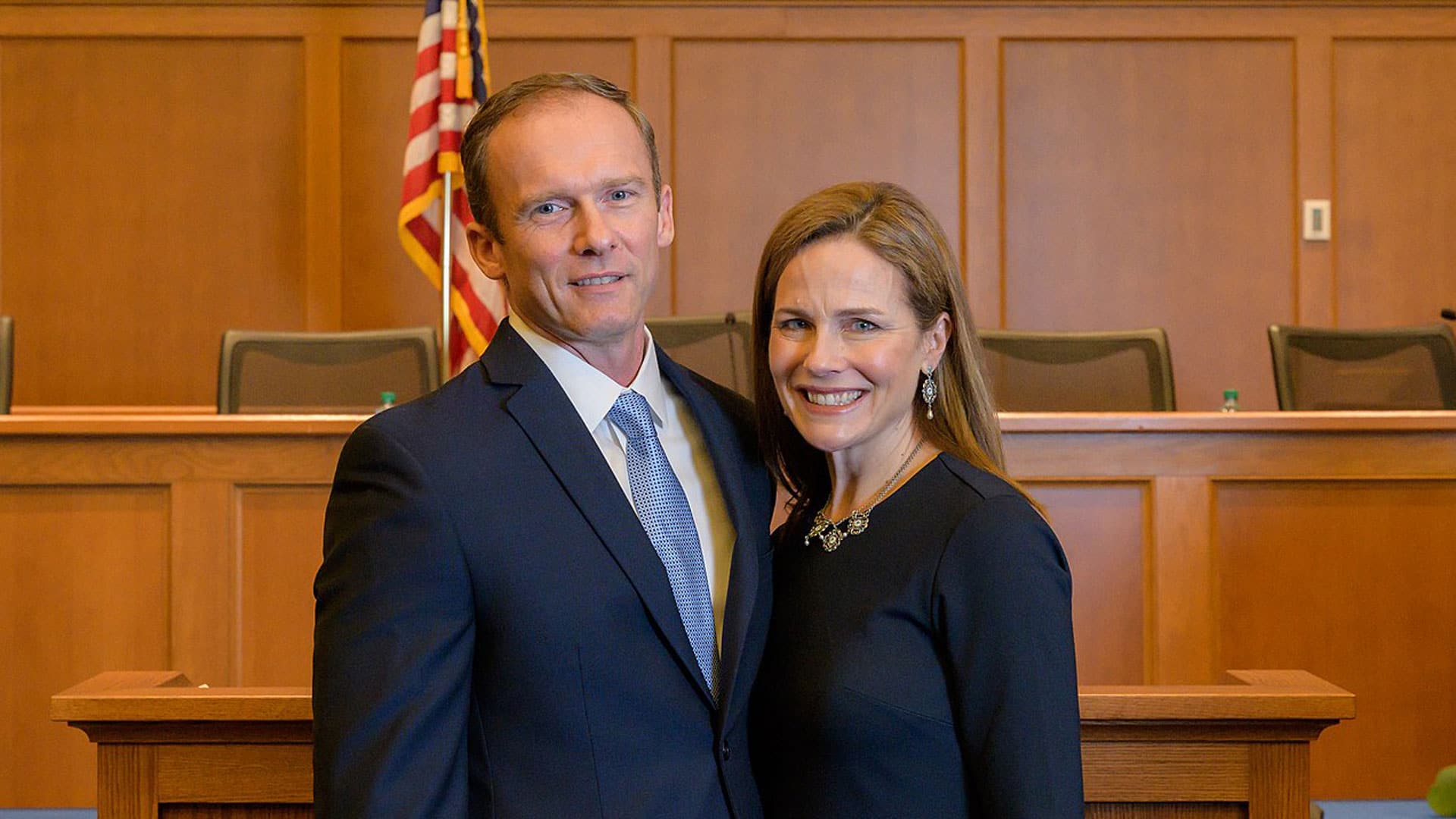 Amy Coney Barrett mit ihrem Ehemann Jesse