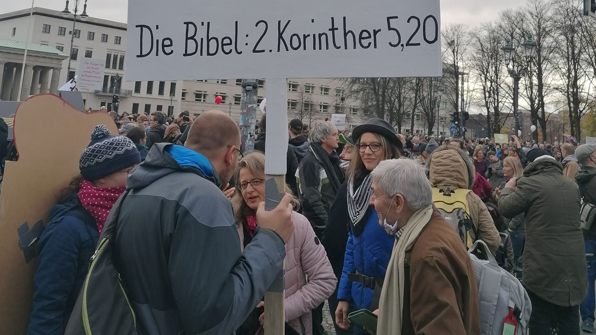 Querdenken-Demonstrationen sind aus Sicht der Württemberger Pietisten kein Ort für christlich motivierten Protest