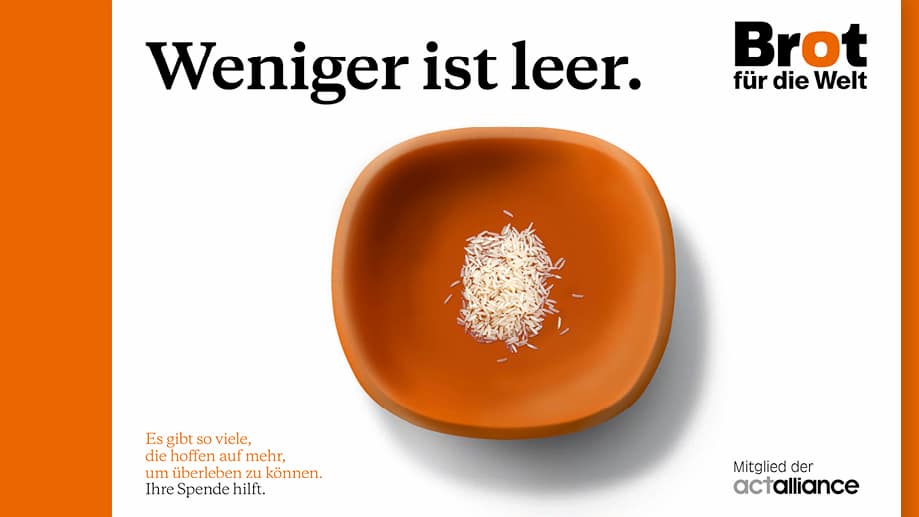 Die Kampagne „Weniger ist leer“ gibt es bereits seit 15 Jahren – nun wurde sie erneut ausgezeichnet