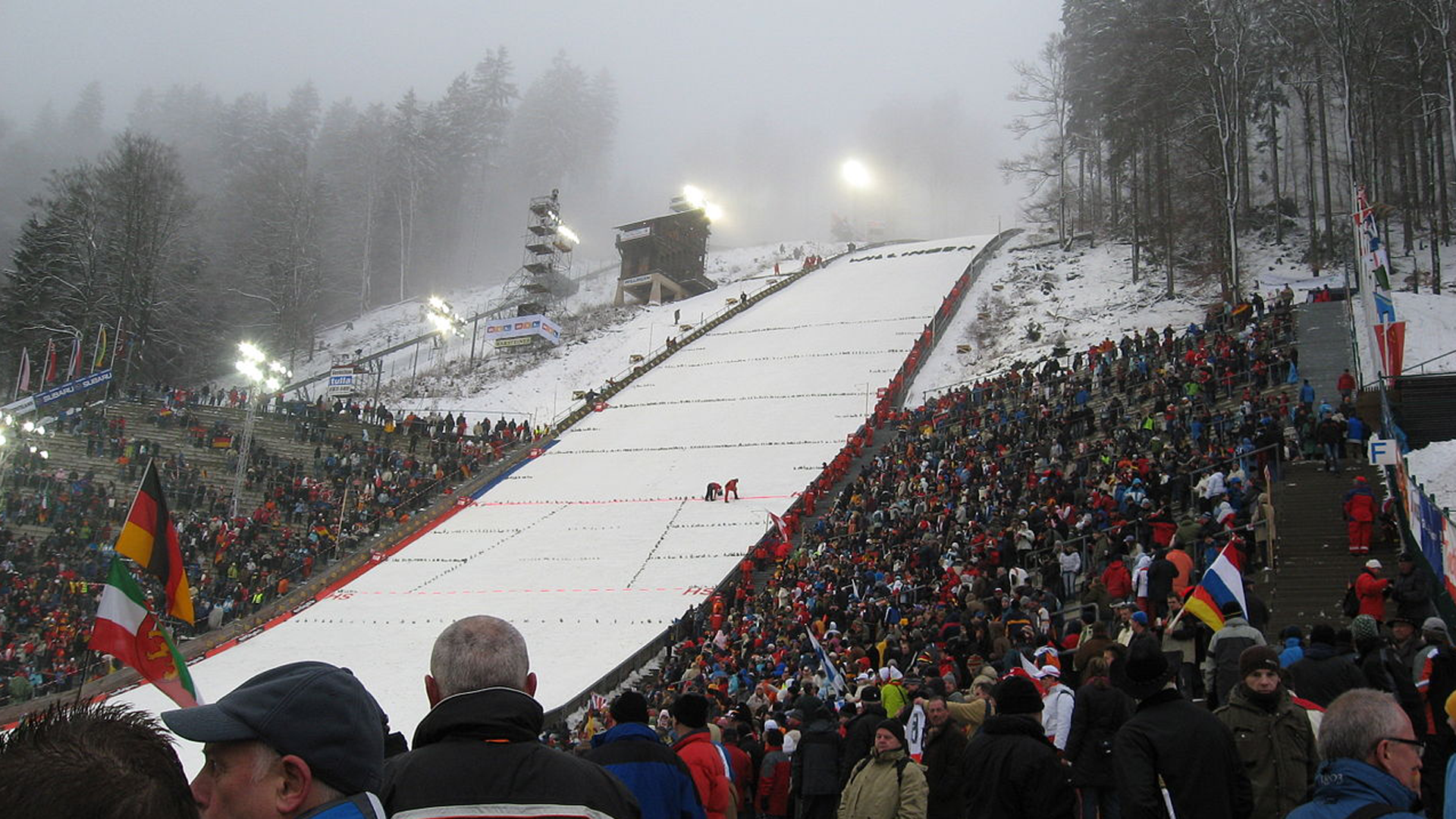 Eigentlich sollte zum Weihnachtsfest die Mühlenkopfschanze in Willingen für einen Gottesdienst umfunktioniert werden. Wegen Corona fällt die Aktion aus.