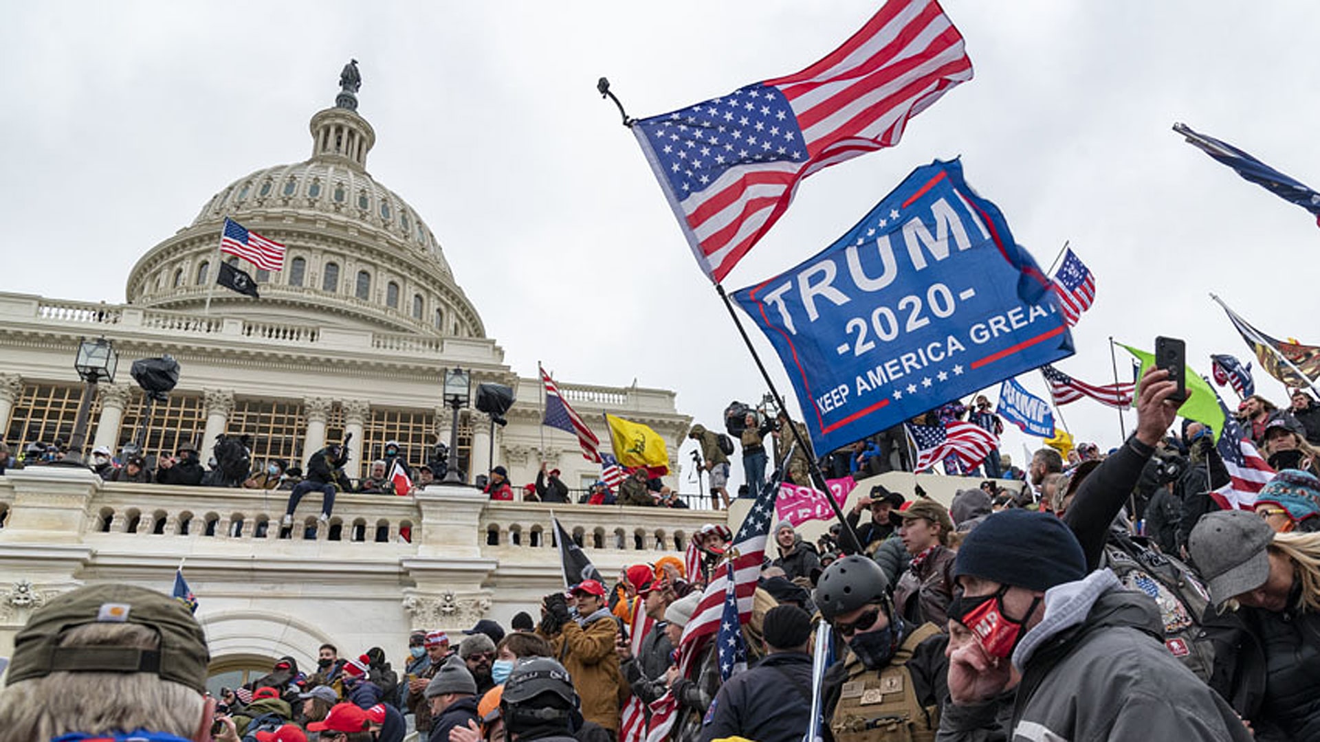 Bei den Randalen am Kapitol in Washington kamen fünf Menschen ums Leben