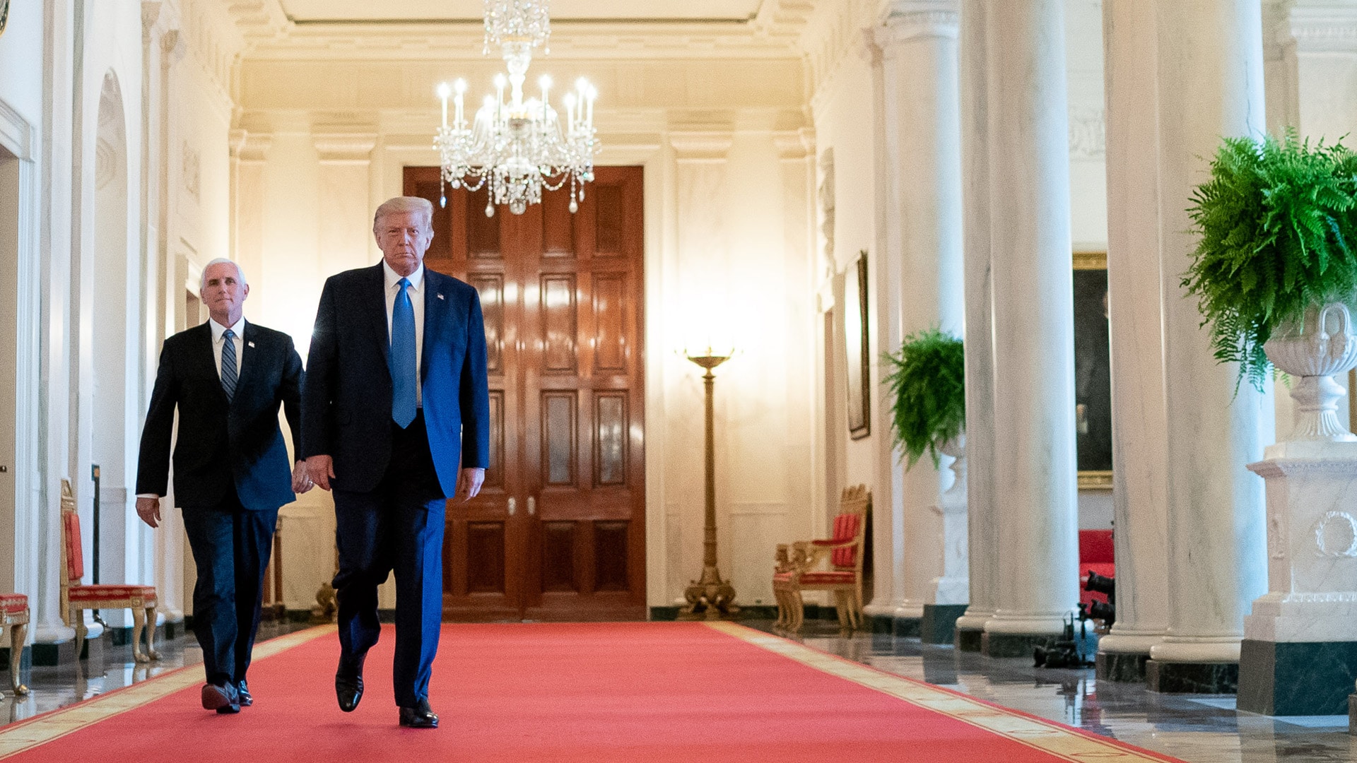 Lügen, Skandale, Amtsenthebungsverfahren: Mike Pence hielt trotzdem zu Trump (Juli 2020, Weißes Haus)