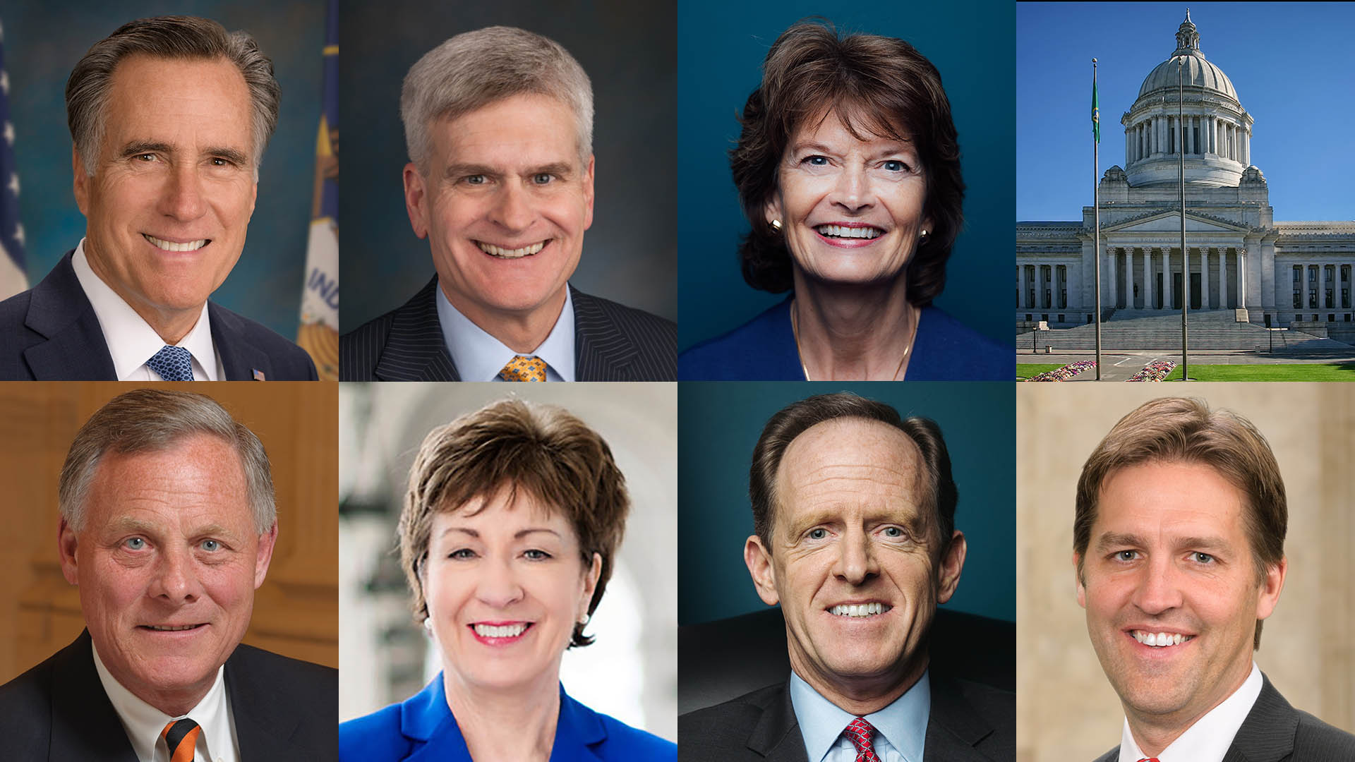 Diese sieben Republikaner im US-Senat stimmten am Samstag für eine Amtsenthebung des ehemaligen Präsidenten Donald Trump. Sie stellten sich damit gegen die Mehrheit der restlichen 43 Abgeordneten ihrer Partei.