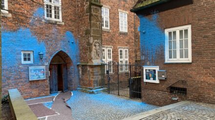 Am Wochenende wurde ein Farbanschlag auf die St.-Martini Gemeinde in Bremen verübt
