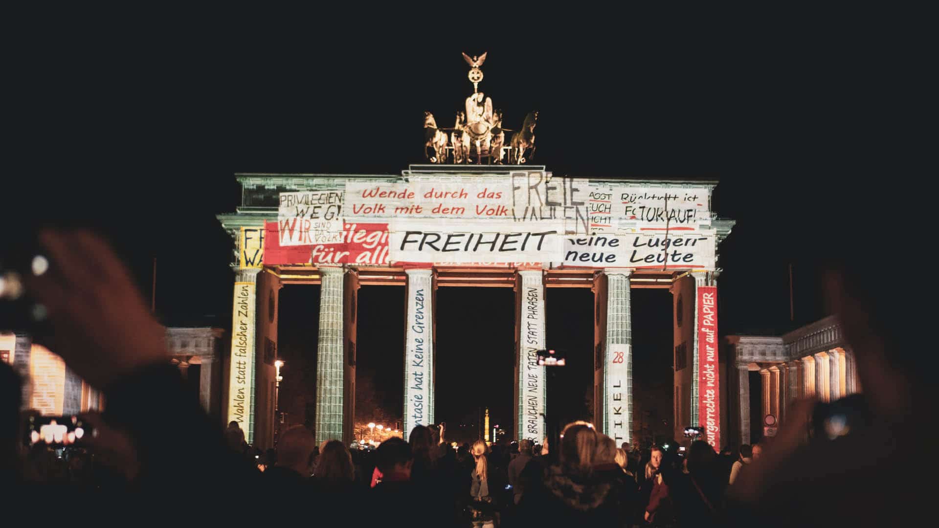 Brandenburger Tor beim Festival of Lights