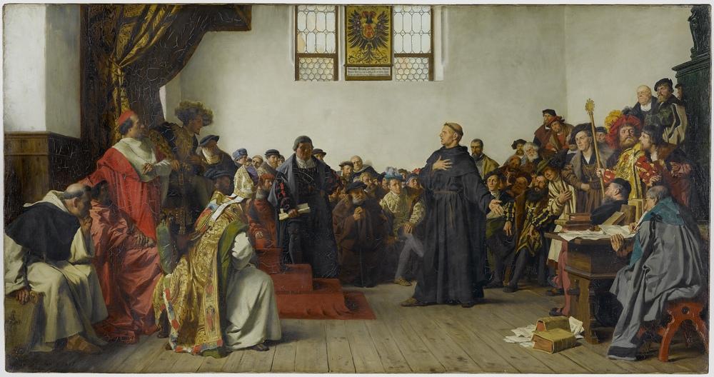 Martin Luther vor dem Wormser Reichstag