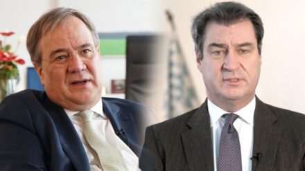 Markus Söder und Armin Laschet wollen Kanzlerkandidaten werden