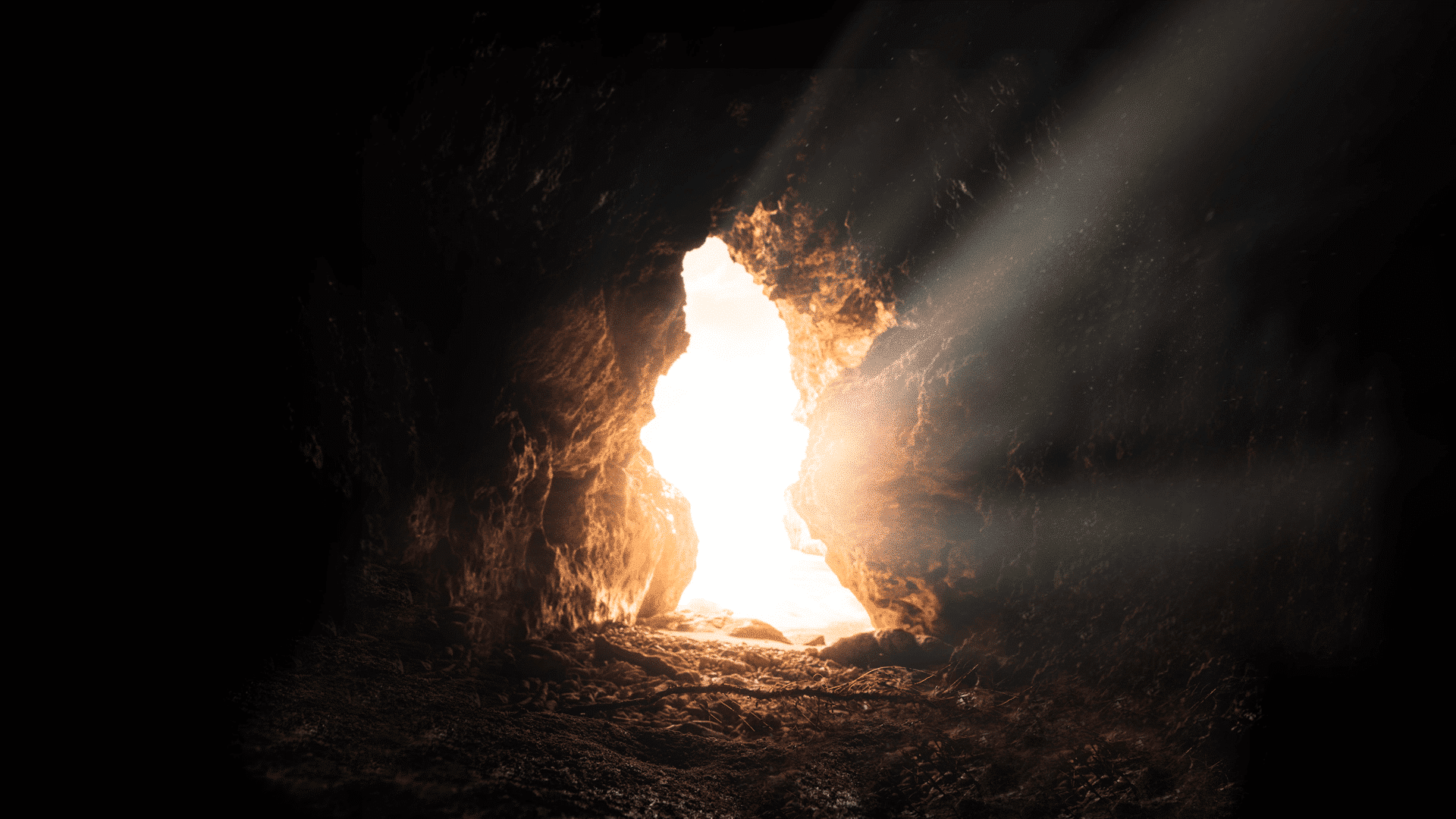 Leeres Grab zu Ostern