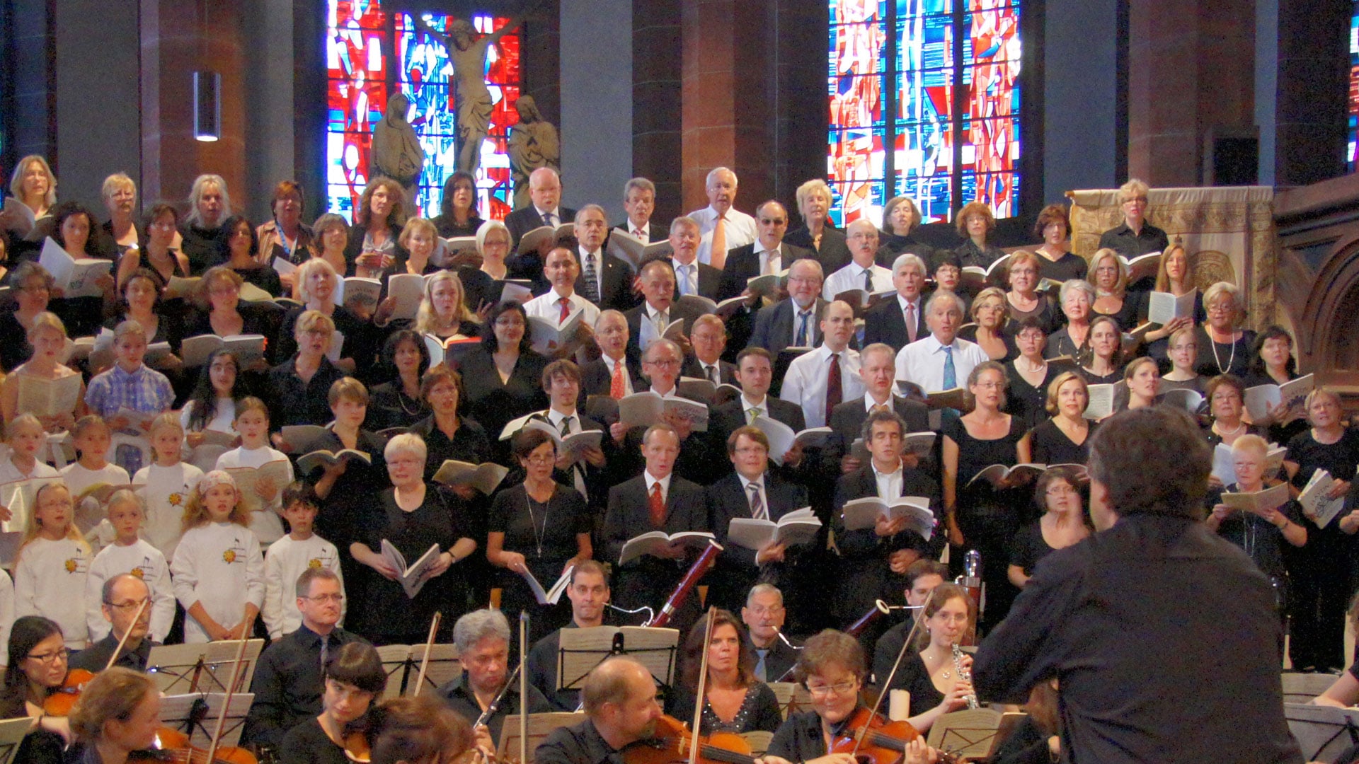 Orchester in der Kirche