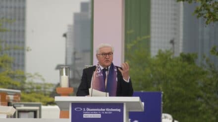 Frank-Walter Steinmeier, Ökumenischer Kirchentag Frankfurt am Main