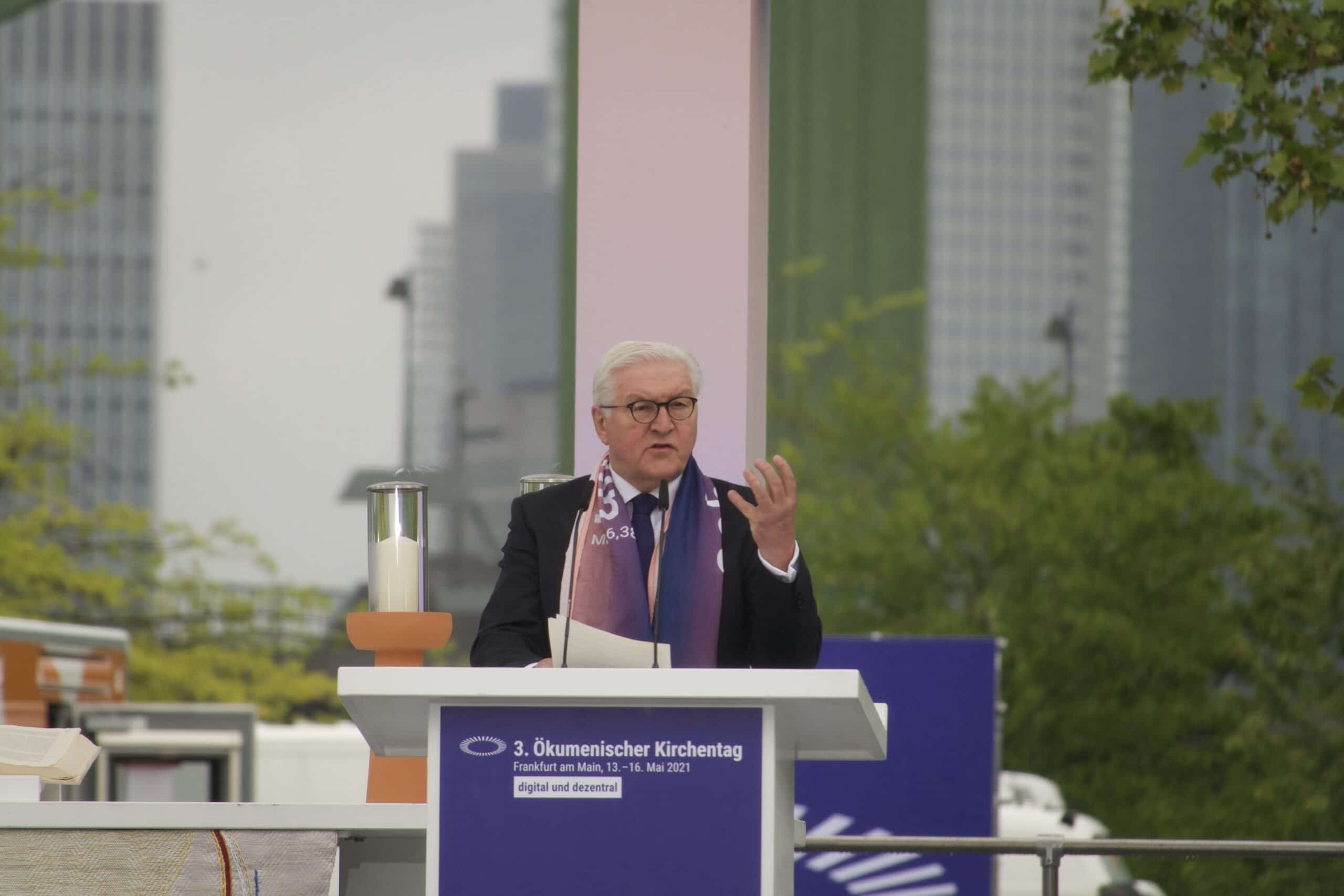 Frank-Walter Steinmeier, Ökumenischer Kirchentag Frankfurt am Main