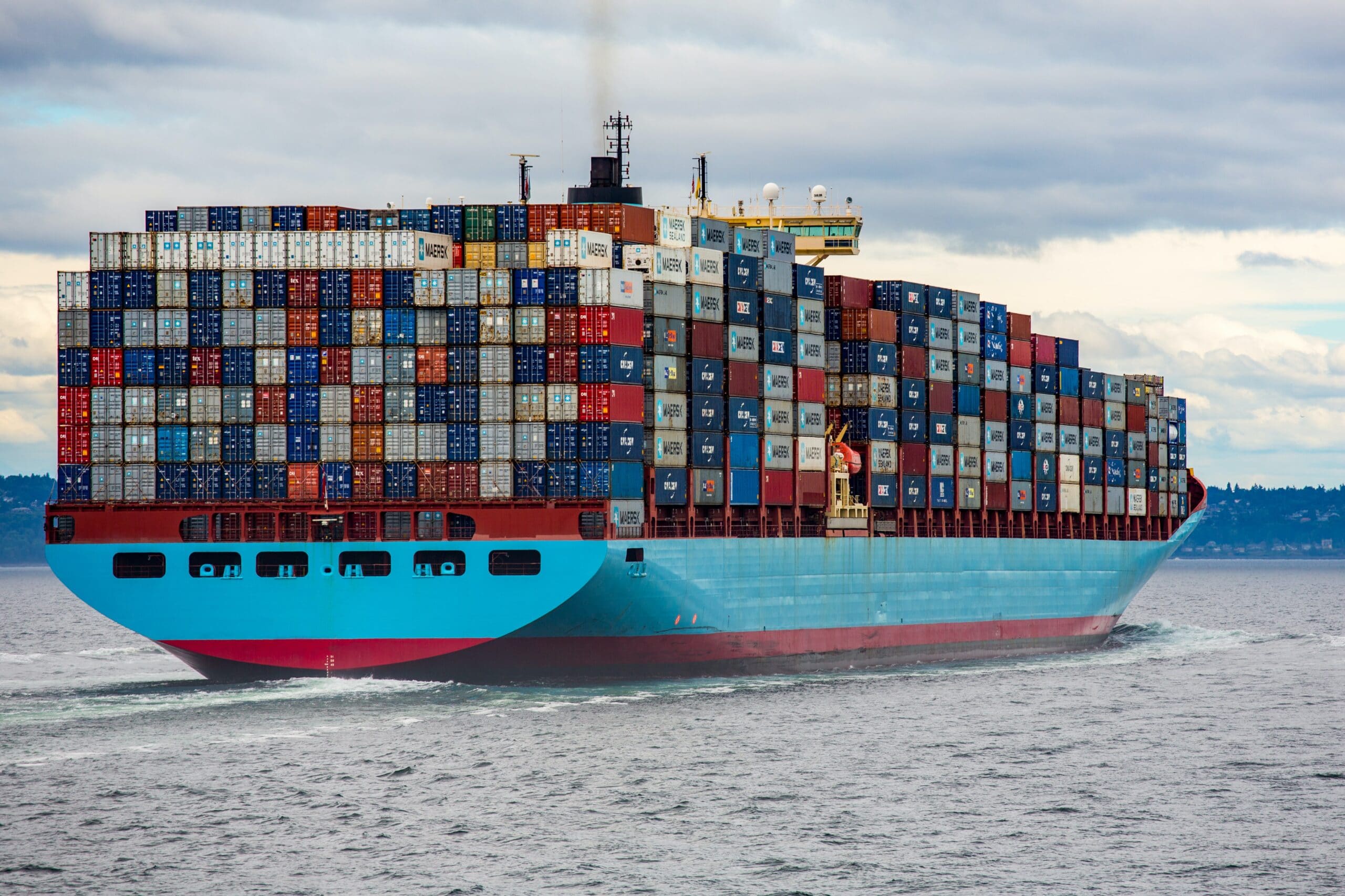 Schiff, Container, Frachter, Lieferkette, Export