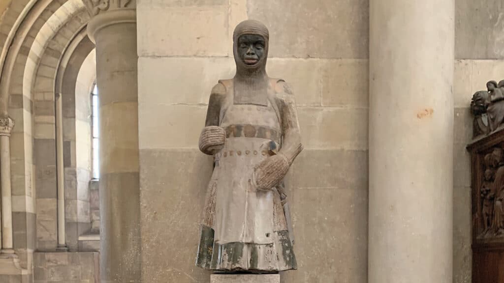 Sandsteinskulptur, mauritius, Dom Magedeburg, Märtyrer, Mohr