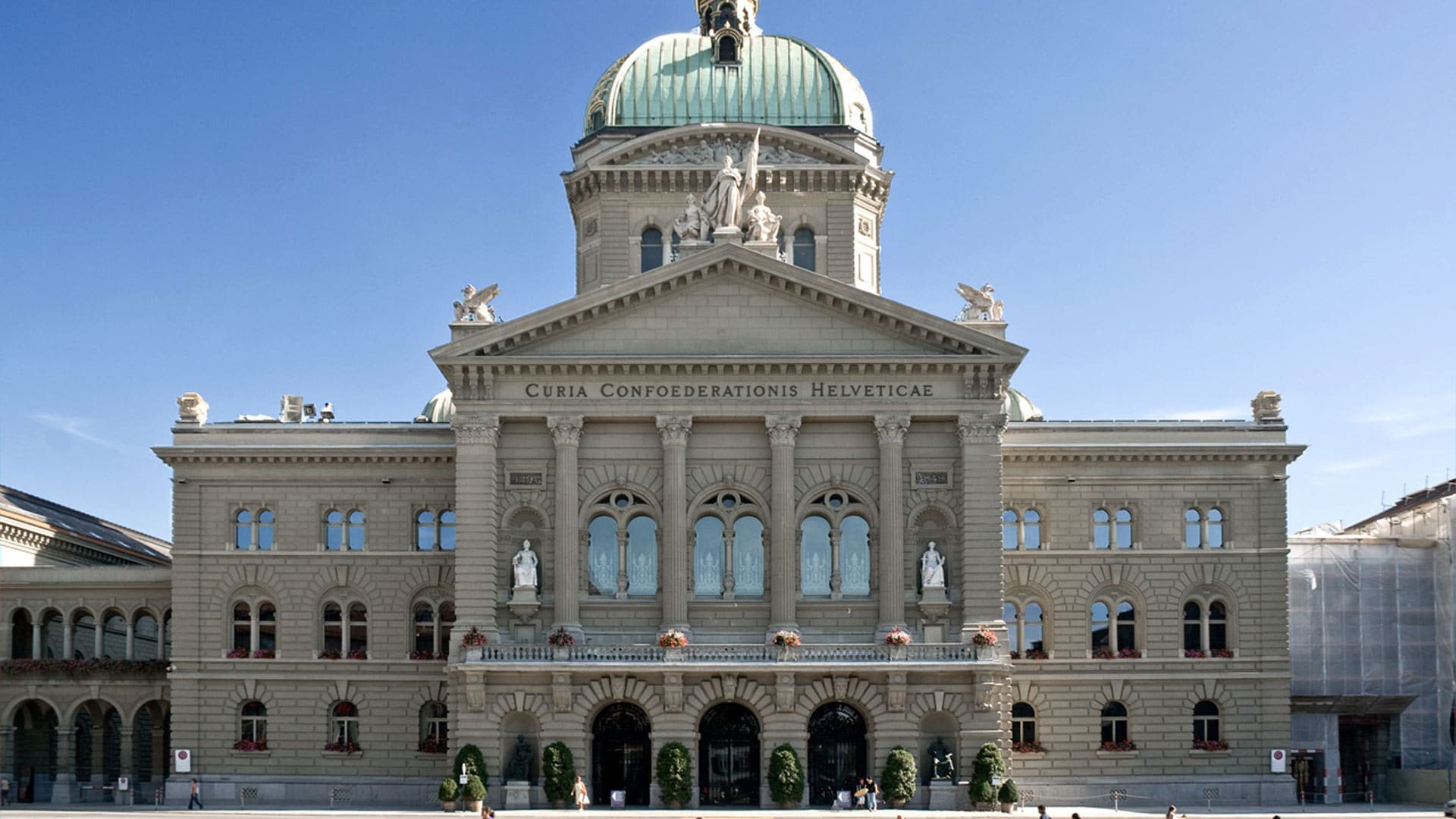 Das Schweizer Bundeshaus in Bern
