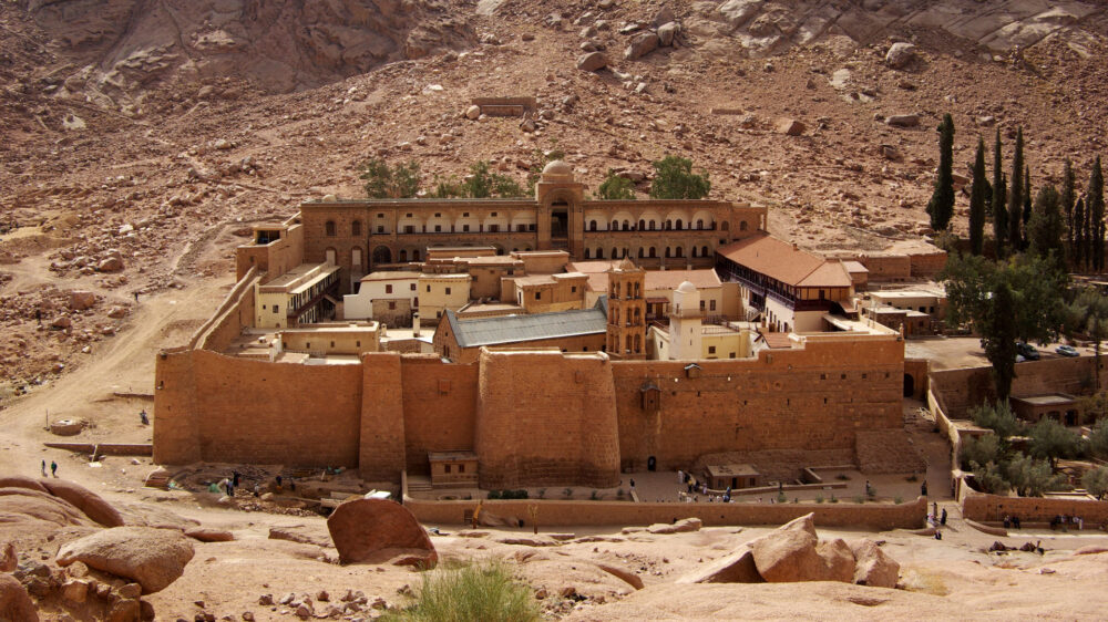 Das Katharinenkloster auf der Sinai-Halbinsel