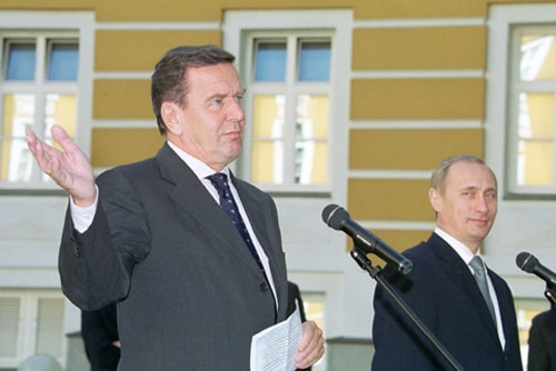 Gerhard Schröder und Wladimir Putin