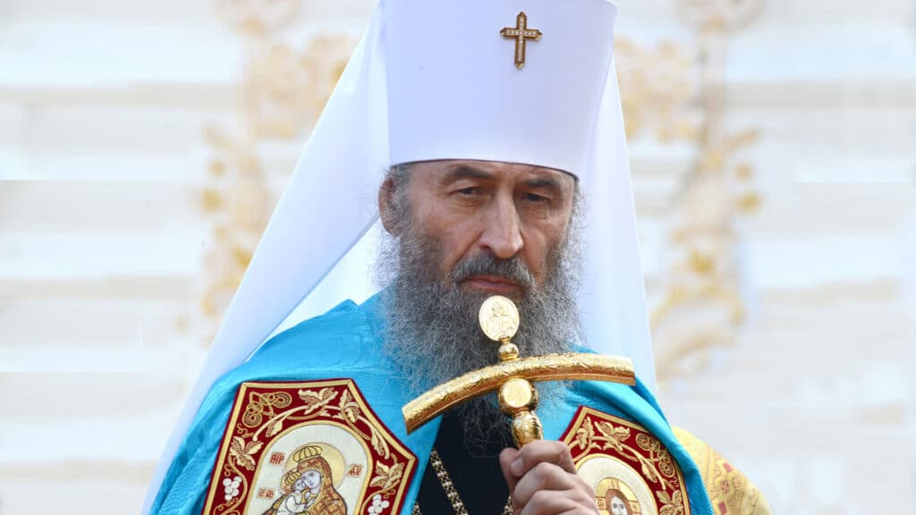 Der Patriarch Onufri von der Ukrainisch-orthodoxen Kirche