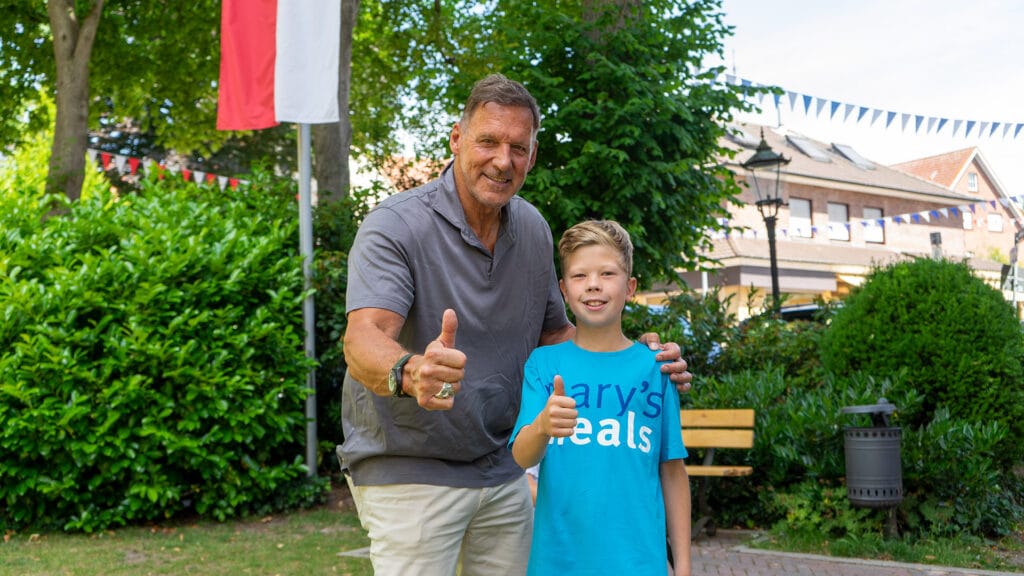 Ralf Moeller, Julian, Spendenlauf Mary's Meals