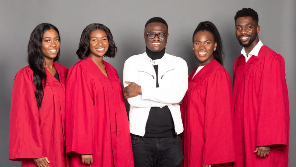 Die Gospel-Formation „Leslie B. Harmonies“