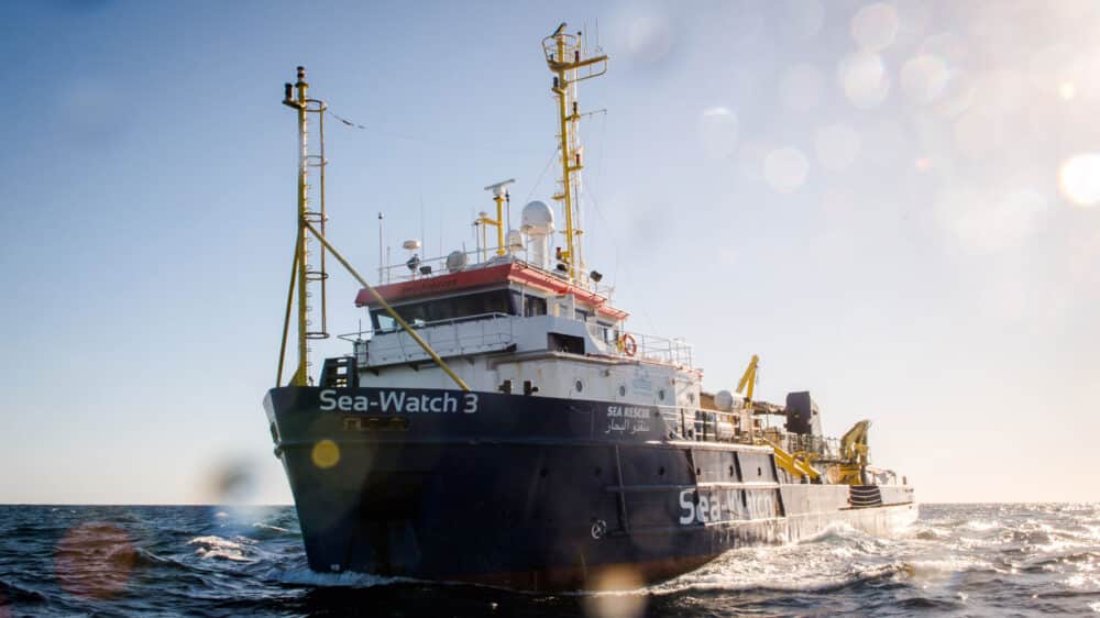 Das Rettungsschiff Sea-Watch 3