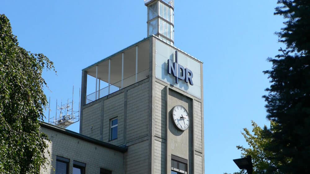 Ein NDR-Gebäude in Hamburg