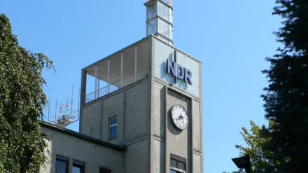 Ein NDR-Gebäude in Hamburg