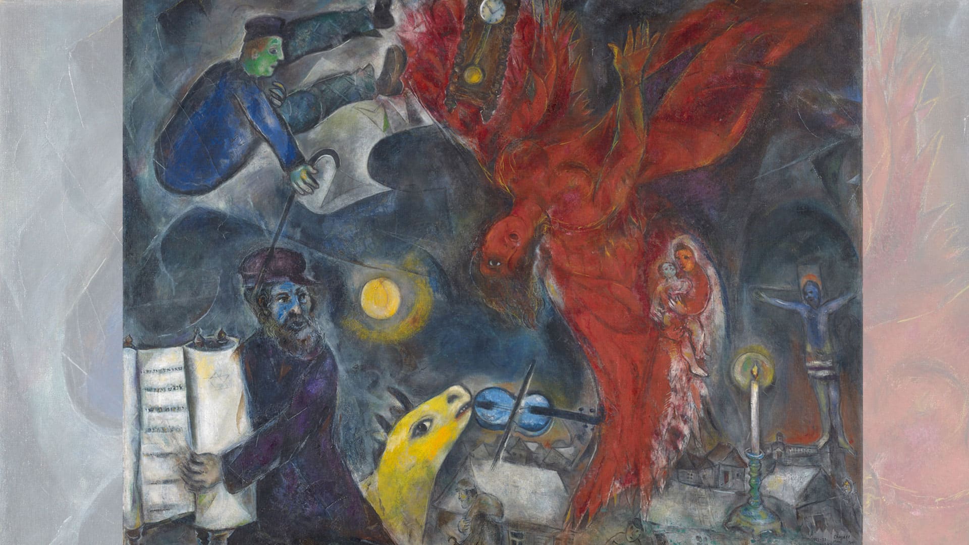 Marc Chagall - Der Gekreuzigte als Mahnmal - Bildende Kunst - Semaja.de