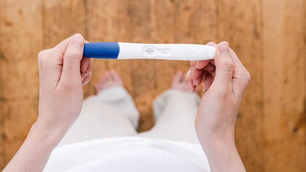 Positive Schwangerschaftstests