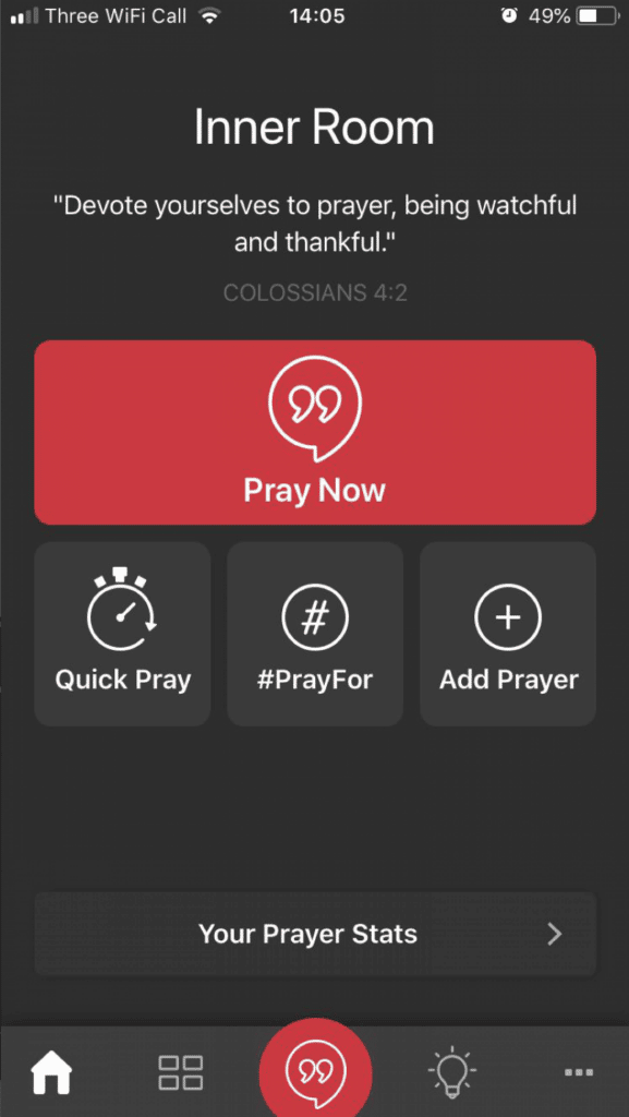 Inner Room, Gebet, christliche App