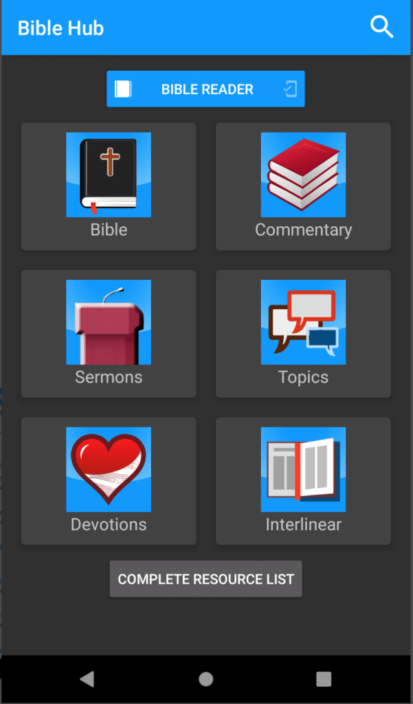 Bible Hub, Bibeltext, christliche App