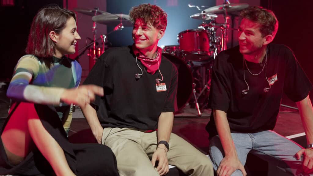 Saadet im Gespräch mit Alex und Maxi. Als O’Bros machen die beiden Brüder christlichen Hiphop.