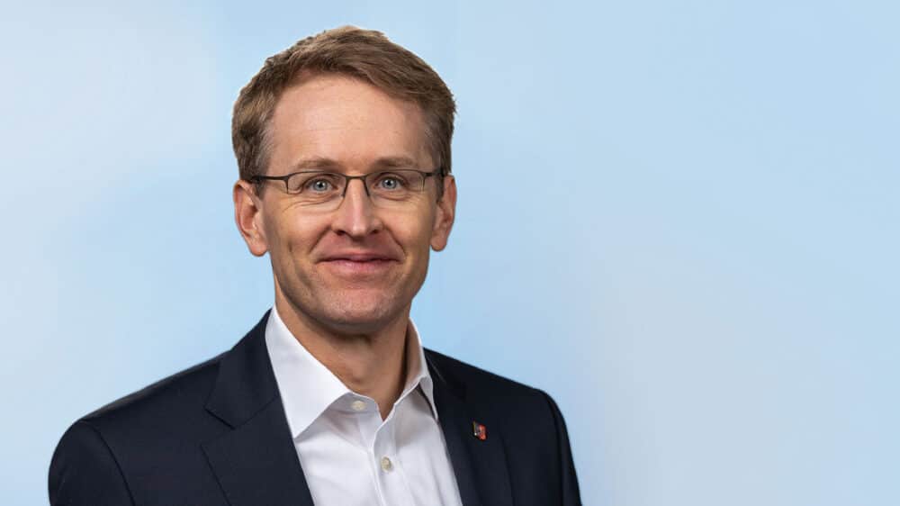 Der schleswig-holsteinische Ministerpräsident Daniel Günther (CDU)