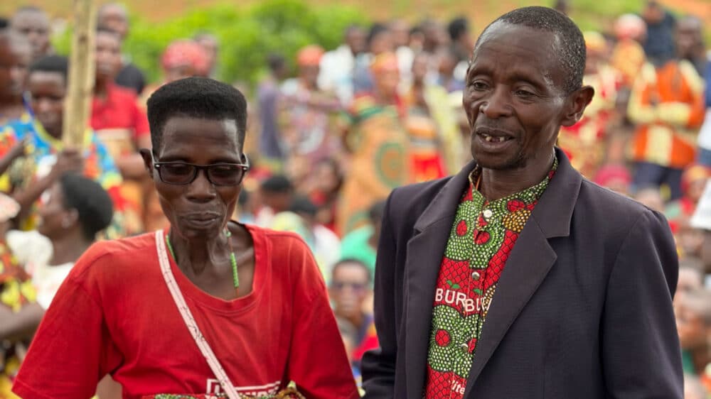 Das burundische Ehepaar Marie-Rose Nizigiyiman und ihr Mann Michel Kabuze