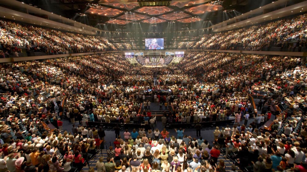 Die Lakewood Church in Houston/Texas