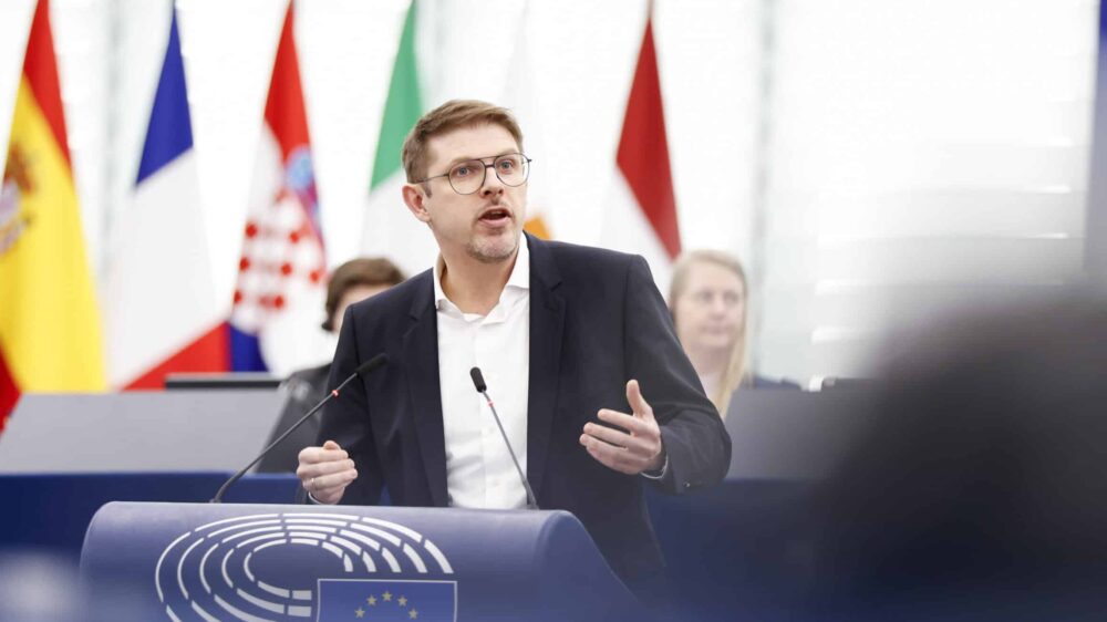Matthias Ecke (SPD) im Europäischen Parlament