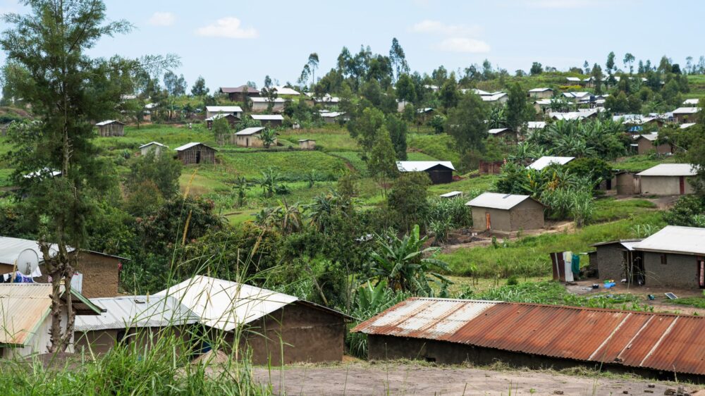 Dorf im Kongo