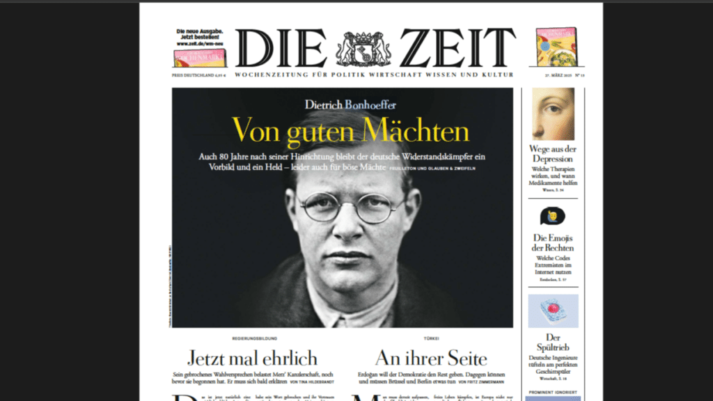 Zeit-Titel „Von guten Mächten"