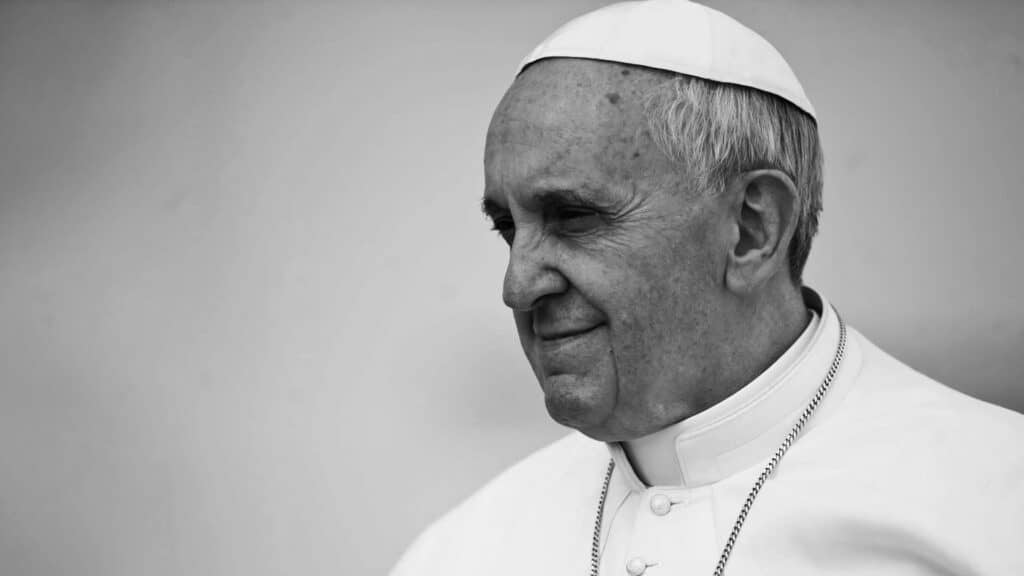Papst Franziskus Porträt Bild