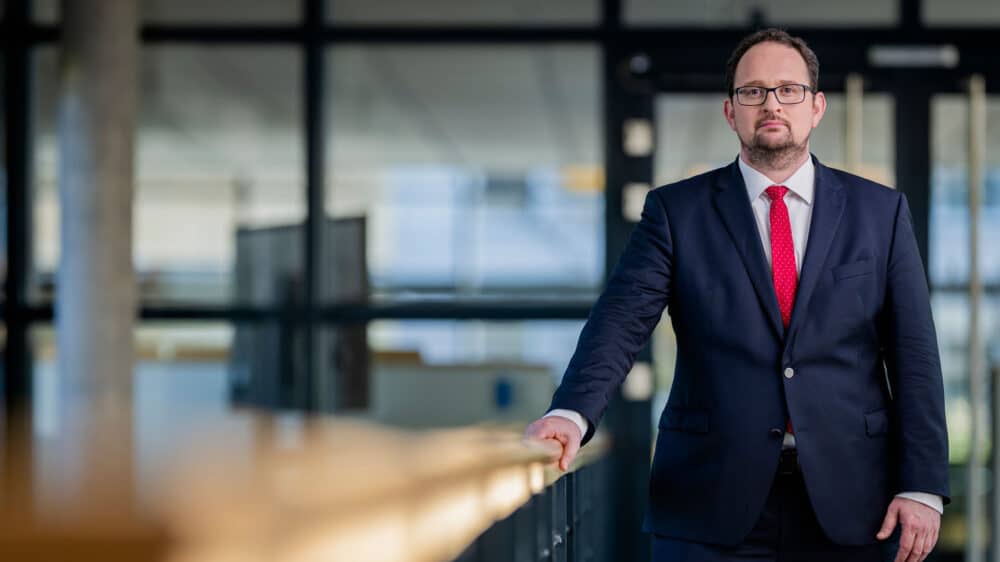 Thadäus König (CDU) ist seit Beginn der Legislaturperiode Präsident des Thüringer Landtags