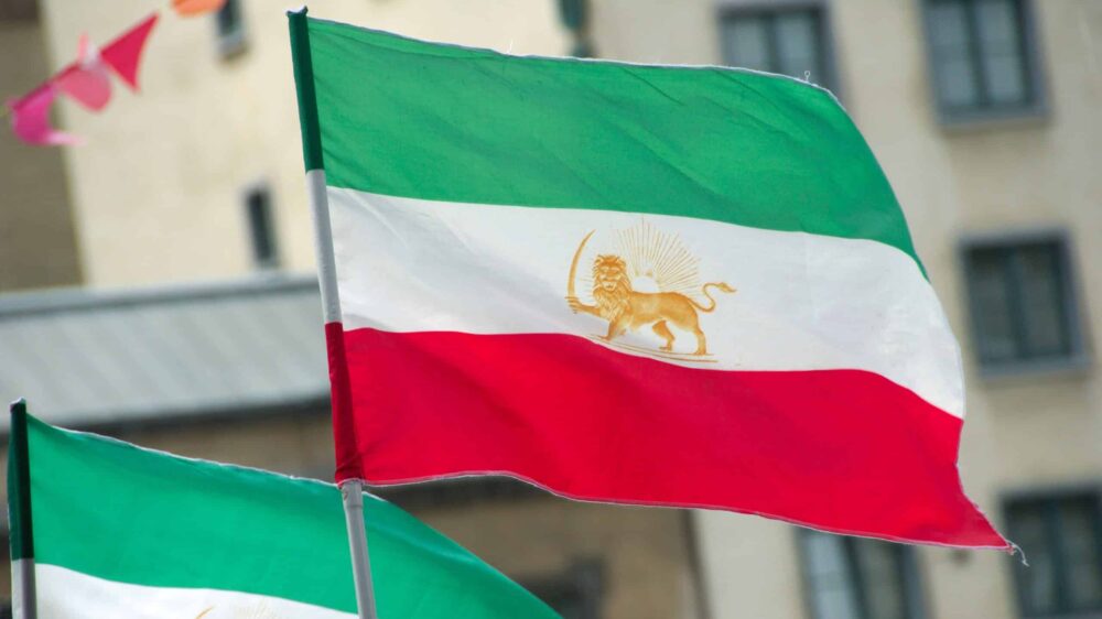 Die Flagge Irans bis 1979