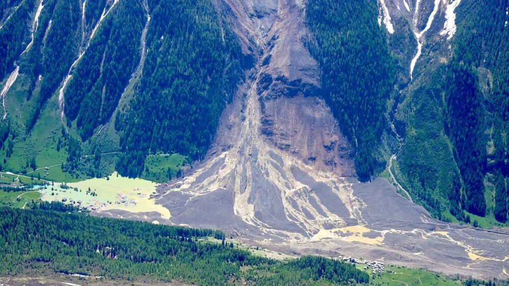 Blatten, Wallis, nach dem Bergsturz
