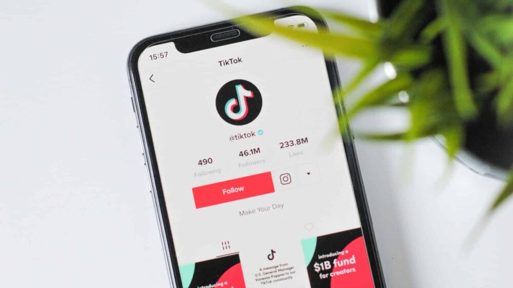 iPhone mit TikTok