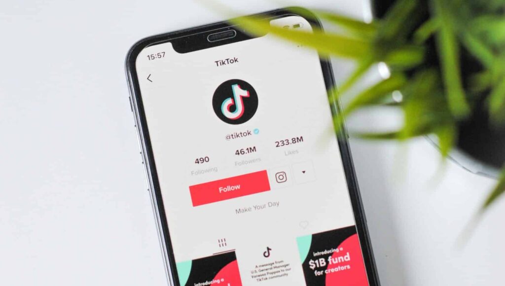iPhone mit TikTok