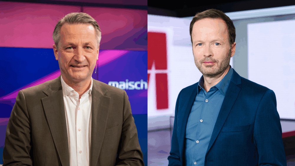 RTL-Journalist Nikolaus Blome und WDR-Journalist Georg Restle